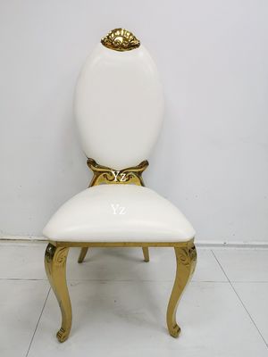 ناهار خوری صندلی ضیافت عروسی پارچه ای استیل ضد زنگ برای رویدادها W50xD65xH110cm