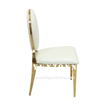 صندلی عروسی استیل طلایی اجاره صندلی عروسی سلطنتی W49xD53xH94cm