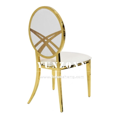 صندلی عروسی استیل طلایی اجاره صندلی عروسی سلطنتی W49xD53xH94cm