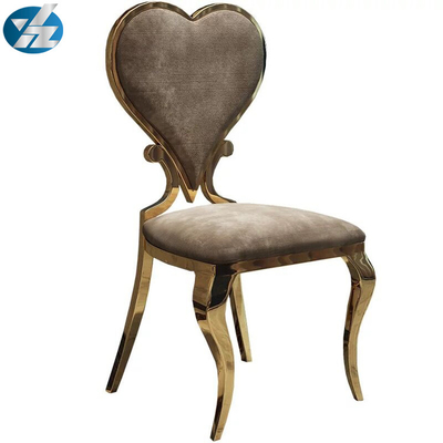 صندلی ناهار خوری به شکل قلب رویداد صندلی ضیافت عروسی هتل رویال 50X59X102