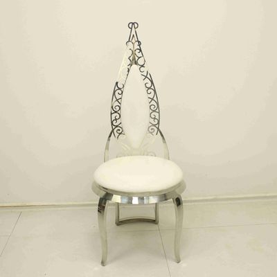 قیمت خوب صندلی ناهار خوری چرمی شیک برای رویداد ضد اکسیداسیون پایه SS آنلاین