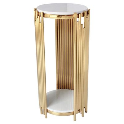 قیمت خوب ست میز نشیمن مبل بغل استیل 60 سانتی متری آنلاین