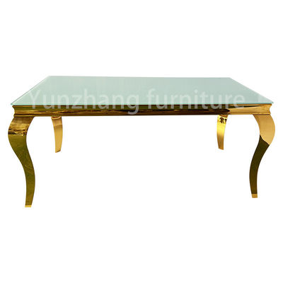 قیمت خوب میز ناهارخوری مستطیلی استیل استیل با سنگ مرمر آنلاین