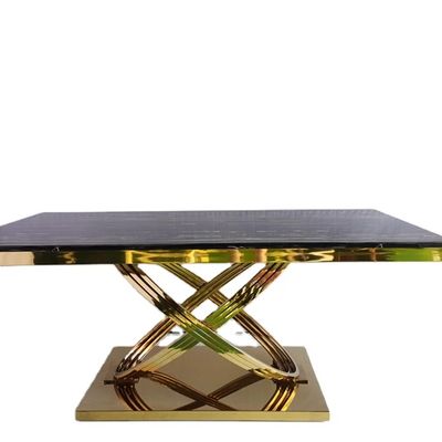 قیمت خوب 60 اينچ عرض سفيد ميز ناهار خوري 100 پوند وزن مواد مرمر آنلاین