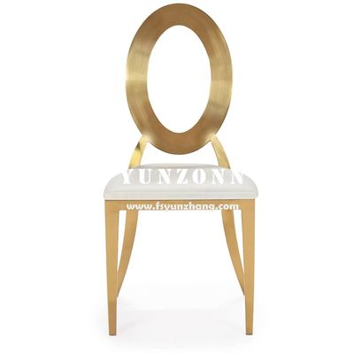 قیمت خوب مبلمان ناهار خوری طلا صندلی ضیافت فولاد ضد زنگ صندلی انبار طراحی هتل مراسم عروسی صندلی فولاد آنلاین