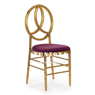 قیمت خوب طلا فلز فولاد ضد زنگ هتل ضیافت صندلی فونیکس صندلی جمع و جور رویداد صندلی مهمانی صندلی عروسی آنلاین