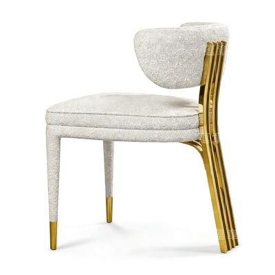 قیمت خوب صندلی زیبا طراحی مد صندلی عروسی لوکس هتل طلایی فولاد ضد زنگ صندلی ناهار آنلاین