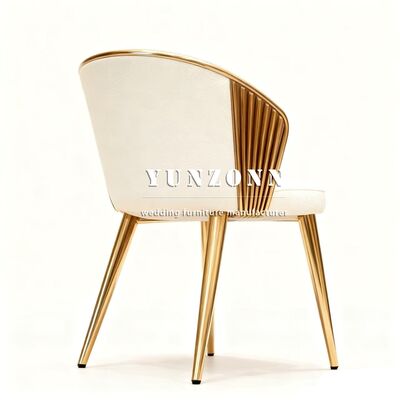 قیمت خوب کارخانه عمده فروشی جشن عروسی لوکس صندلی های فلزی ضد زنگ برای رویدادها آنلاین