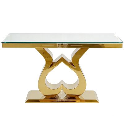 قیمت خوب ارزان هتل مدرن رویدادهای مهمانی مبلمان عروسی عروس عروس زرین فولاد ضد زنگ شیشه ضد زنگ بالا مستطیل عروسی ویلا آنلاین