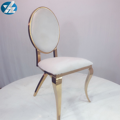 صندلی متقاطع مخملی پاهای کرومی صندلی ضیافت عروسی سفید و زیبا