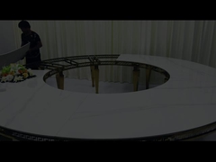 میز حلقه ای برای عروسی از فولاد ضد زنگ