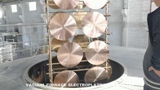 فرآیند آبکاری طلا با خلاء محصولات مبلمان طلا